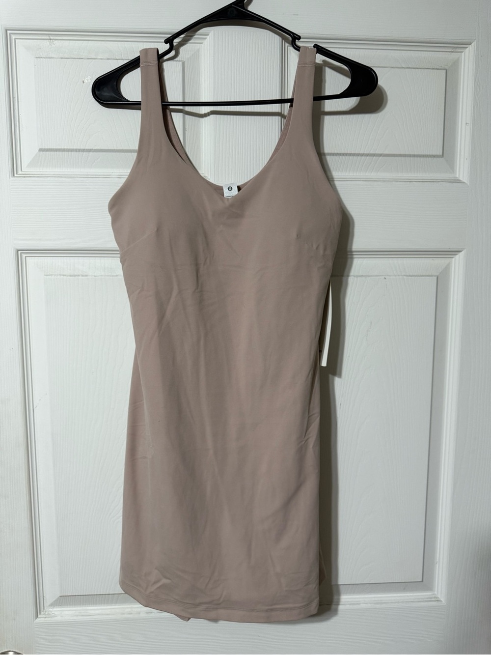 Lululemon Sleeveless Nude Bodycon Tank Dress